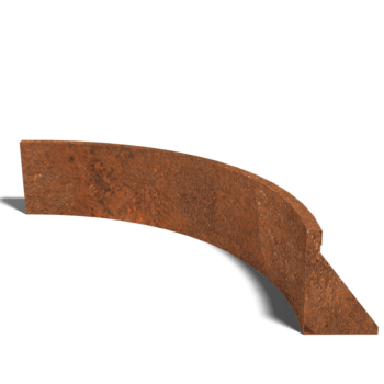 Corten čelični potporni zid unutarnji luk 100 x 100 cm (visina 30 cm)