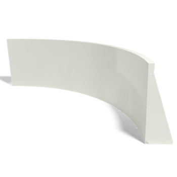 Čelični potporni zid - Unutarnji luk - 150 x 150 x 60 cm - Druga RAL boja