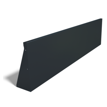 Čelični potporni zid - Ravno - 200 x 50 cm - Druga RAL boja