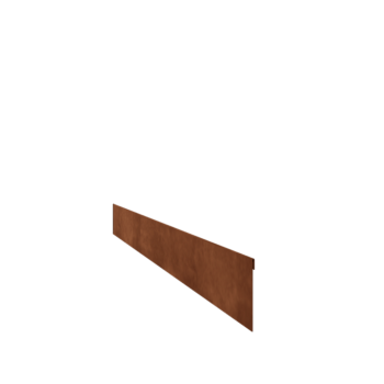 Corten čelične rubnjaci za travnjak izravnato 13 cm (dužina 240 cm)