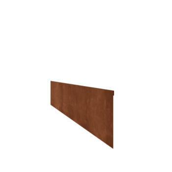 Corten čelične rubnjaci za travnjak izravnato 23 cm (dužina 240 cm)