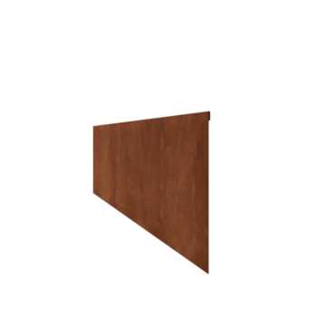 Corten čelične rubnjaci za travnjak izravnato 35 cm (duljina 150 cm)