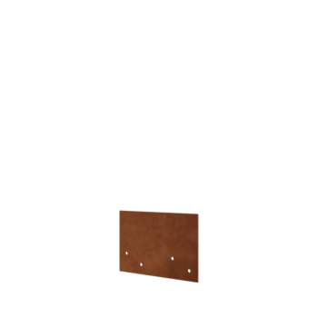 Corten čelik spojna ploča ravno sloj 12 - 15 cm