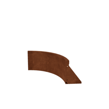 Corten čelik potporni zid - Unutarnji luk - 50 x 50 x 30 cm