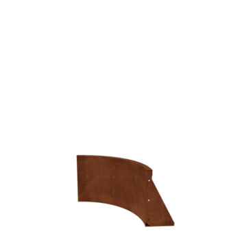 Corten čelik potporni zid - Unutarnji luk - 50 x 50 x 40 cm