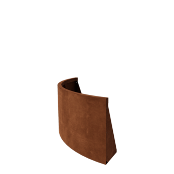 Corten čelik potporni zid - Vanjski luk - 100 x 100 x 50 cm