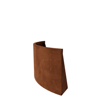 Corten čelik potporni zid - Vanjski luk - 100 x 100 x 60 cm