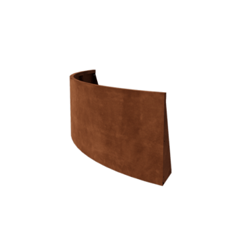 Corten čelik potporni zid - Vanjski luk - 150 x 150 x 60 cm