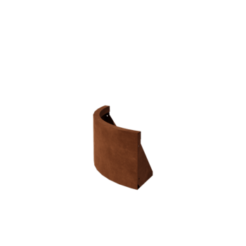 Corten čelik potporni zid - Vanjski luk - 50 x 50 x 30 cm