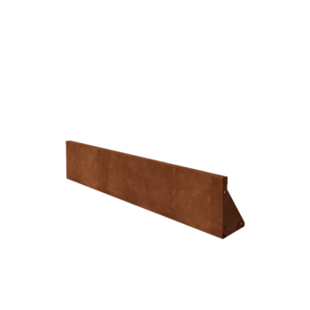 Corten čelik potporni zid - Ravno - 150 x 30 cm