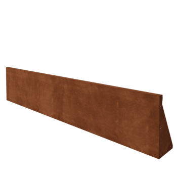 Corten čelik potporni zid - Ravno - 200 x 40 cm
