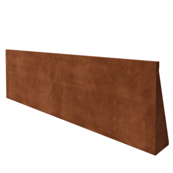 Corten čelik potporni zid - Ravno - 200 x 60 cm