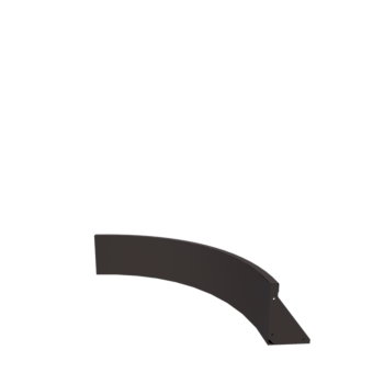 Čelični potporni zid - Unutarnji luk - 100 x 100 x 30 cm - RAL7016 mat (antracit siva)