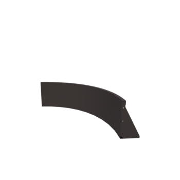 Čelični potporni zid - Unutarnji luk - 100 x 100 x 40 cm - RAL7016 mat (antracit siva)