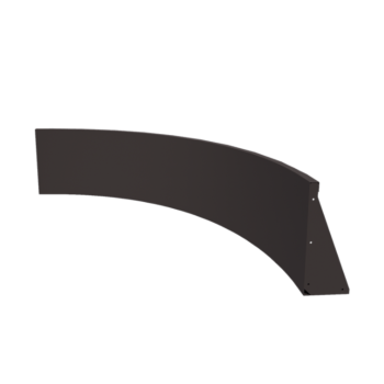 Čelični potporni zid - Unutarnji luk - 150 x 150 x 50 cm - RAL7016 mat (antracit siva)