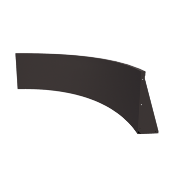 Čelični potporni zid - Unutarnji luk - 150 x 150 x 60 cm - RAL7016 mat (antracit siva)