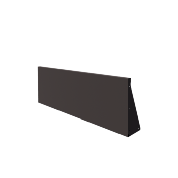 Čelični potporni zid - Ravno - 150 x 50 cm - RAL7016 mat (antracit siva)