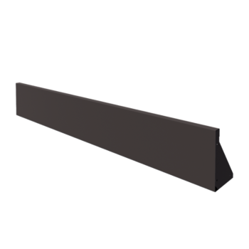 Čelični potporni zid - Ravno - 200 x 30 cm - RAL7016 mat (antracit siva)