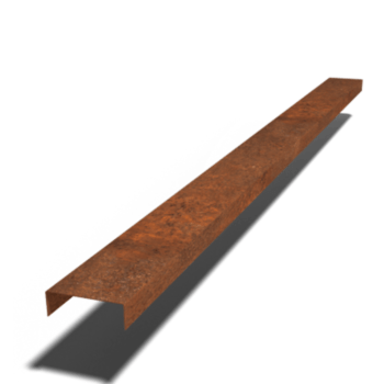 Corten čelični u-profil 5 x 15 x 5 cm (dužina 240 cm)