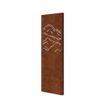 Corten čelik panel - Planine 3 - 60 x 6 x 190 cm