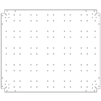 Pocinčana čelična donja ploča - 100 x 120 cm