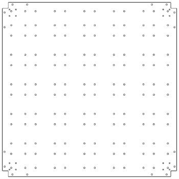 Pocinčana čelična donja ploča - 120 x 120 cm