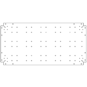 Pocinčana čelična donja ploča - 60 x 120 cm