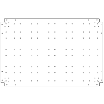 Pocinčana čelična donja ploča - 80 x 120 cm