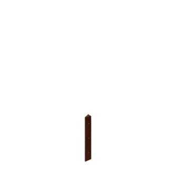 Corten čelik tegla za cvijeće - Kutni element 30° - 30 cm