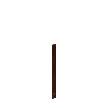 Corten čelik tegla za cvijeće - Kutni element 30° - 60 cm