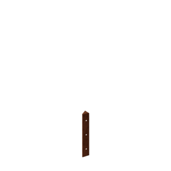 Corten čelik tegla za cvijeće - Kutni element 45° - 30 cm