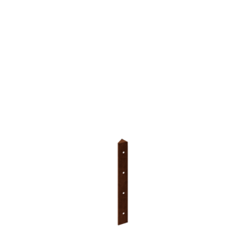 Corten čelik tegla za cvijeće - Kutni element 45° - 40 cm