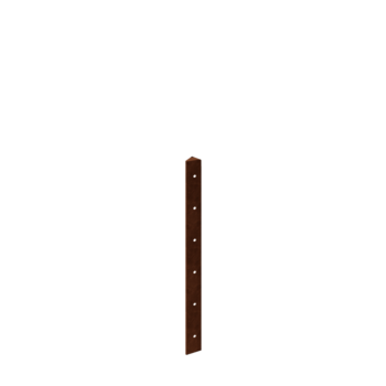 Corten čelik tegla za cvijeće - Kutni element 45° - 60 cm