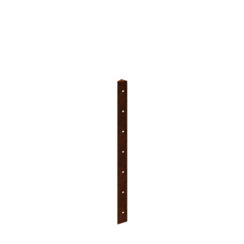 Corten čelik tegla za cvijeće - Kutni element 45° - 70 cm