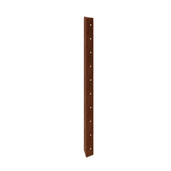 Corten čelik tegla za cvijeće - Kutni element 90° - 100 cm