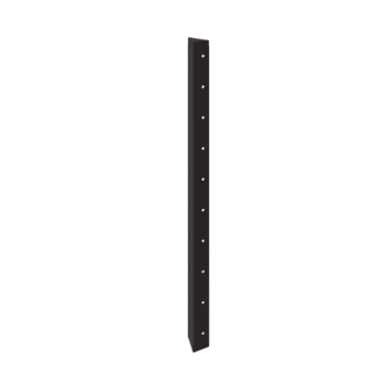 Čelična tegla za cvijeće - Kutni element 90° - 100 cm - RAL7016 mat (antracit siva)