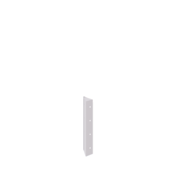 Čelična tegla za cvijeće - Kutni element 90° - 40 cm - RAL9010 mat (bijela)