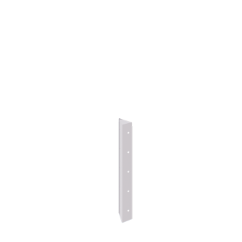 Čelična tegla za cvijeće - Kutni element 90° - 50 cm - RAL9010 mat (bijela)