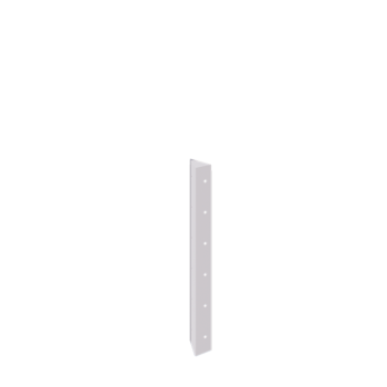 Čelična tegla za cvijeće - Kutni element 90° - 60 cm - RAL9010 mat (bijela)