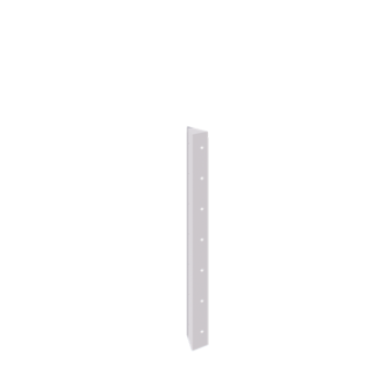 Čelična tegla za cvijeće - Kutni element 90° - 70 cm - RAL9010 mat (bijela)