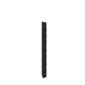 Čelična tegla za cvijeće - Kutni element 90° - 80 cm - RAL7016 mat (antracit siva)