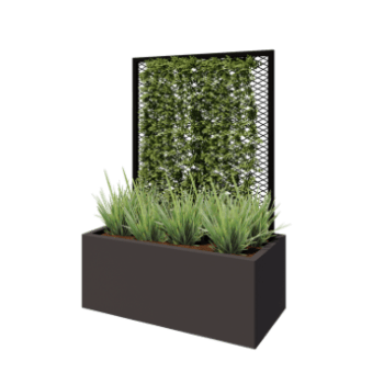 Crna rešetka za penjačice 100 x 50 cm
