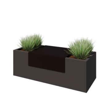 Čelične platforme za tegle za cvijeće - 60 x 51 x 20 cm - Bronze