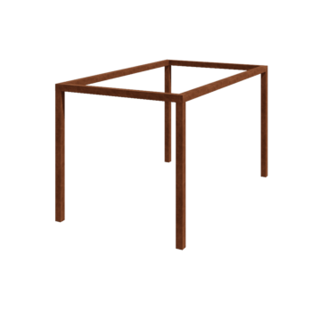 Pergola od corten čelika - Pravokutnik - 424 x 250 x 230 cm - Bez betonskog postolja