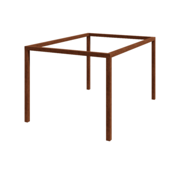 Pergola od corten čelika - Pravokutnik - 424 x 300 x 230 cm - Bez betonskog postolja