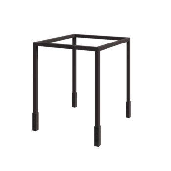 Pergola od čelika - Kvadrat - 274 x 250 x 230 cm - RAL7016 mat (antracit siva) - S betonskim postoljem