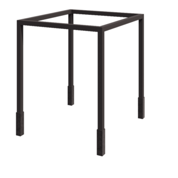 Pergola od čelika - Kvadrat - 274 x 250 x 230 cm - Druga RAL boja - S betonskim postoljem