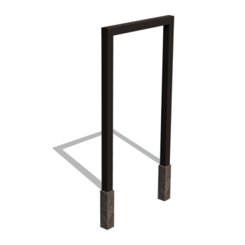 Pergola od čelika - Ravno - 150 x 230 cm - Druga RAL boja - Bez betonskog postolja