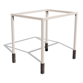 Praškasto lakirane čelična pergola kvadrat sustav 324 x 250 cm