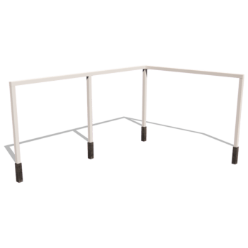 Praškasto lakirane čelična pergola kutni sustavi 600 x 412 cm